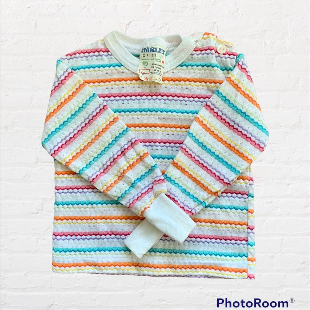 Vintage HARLEY Shirt W/Amazing Pointelle Details